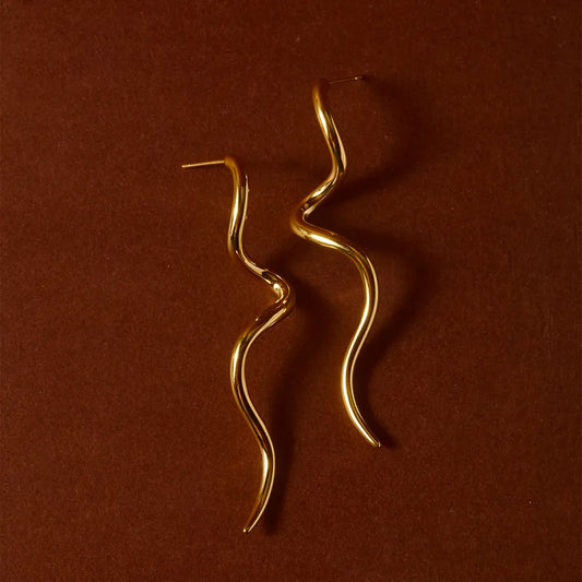 Linear Whisper Earrings