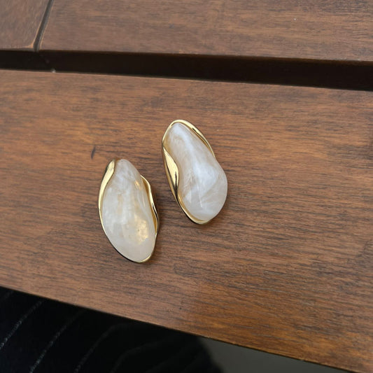 Natural Mineral Artefact Earrings