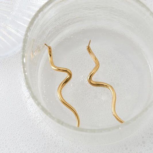 Linear Whisper Earrings