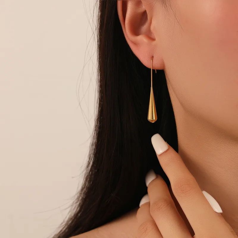 Petite Gold Dangler Earrings